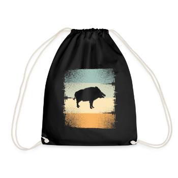 Sanglier - Sac de sport léger - noir - Devant