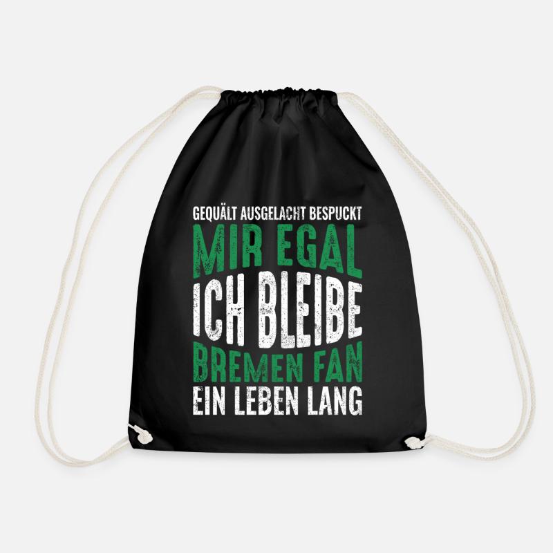 Bremen | Bremen Fan - Turnbeutel - Schwarz