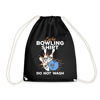 Lucky Bowling Shirt Ne pas laver - Bowling Bowler - Sac de sport léger - noir - Devant