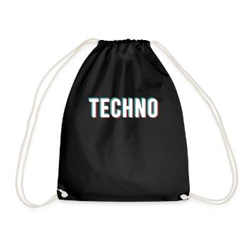 Techno - Sac de sport léger - noir - Devant