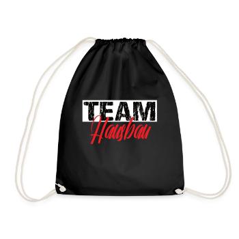 Team House Construction - Drawstring Bag - black - Front