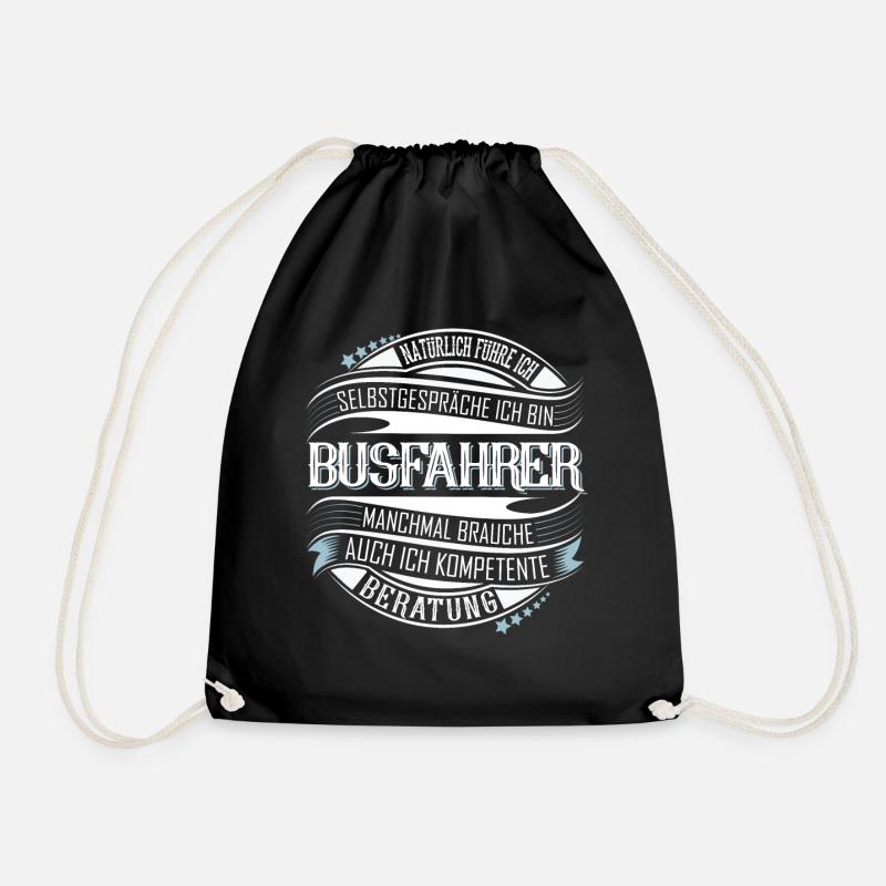 Busfahrer - Turnbeutel - Schwarz