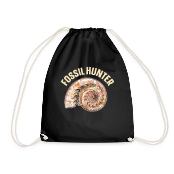 Fossiles Chasseur fossilesPaléontologue Paléontologie - Sac de sport léger - noir - Devant