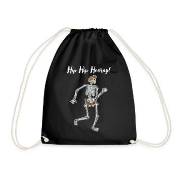 Hip Surgery Hip Hooray - Drawstring Bag - black - Front