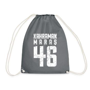 Maras 46 Türkei Turkiye Geschenk Urlaub TR Türk - Turnbeutel - Grau - Vorne