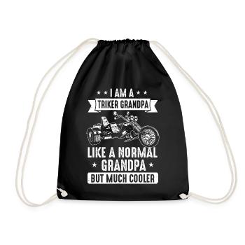 Triker grand-père comme un grand-père ordinaire mais plus cool - Sac de sport léger - noir - Devant