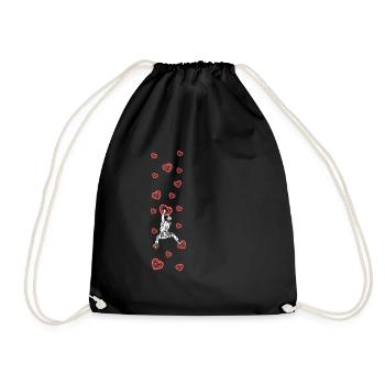 Bouldering Mountain Climbing Climbing Grips Bouldering - Drawstring Bag - black - Front