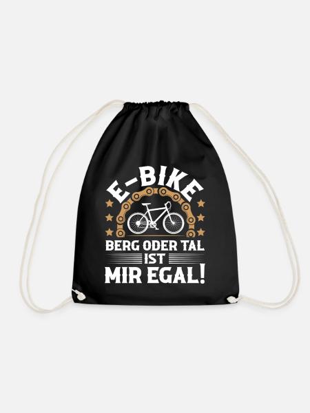 E-Bike - Turnbeutel - Schwarz