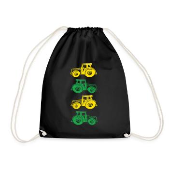 Tracteur - Sac de sport léger - noir - Devant
