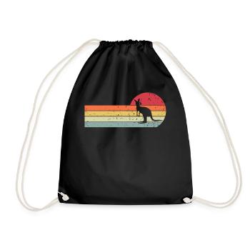 Kangourou - Sac de sport léger - noir - Devant