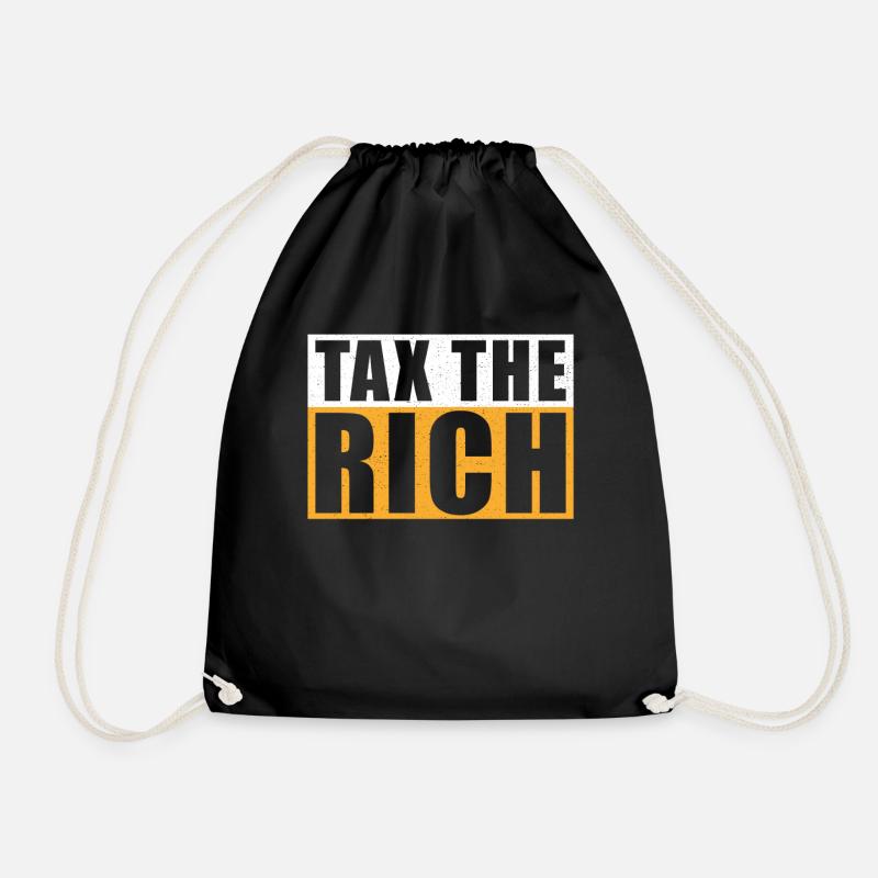 Tax the Rich - Turnbeutel - Schwarz