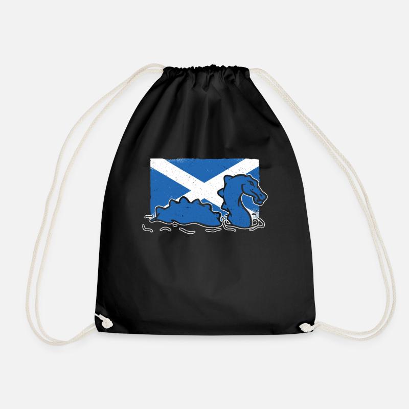 Loch Ness Nessie Monster Schottland - Turnbeutel - Schwarz