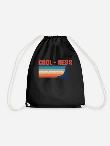 Cool - Ness - Loch Ness Nessie Monster - Turnbeutel - Schwarz