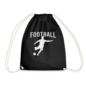 Football - Sac de sport léger - noir - Devant