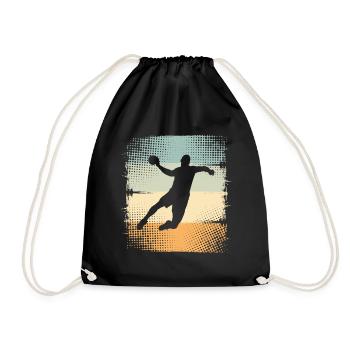 Handball - Drawstring Bag - black - Front