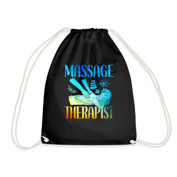 Massothérapeute agréé Thérapie - Sac de sport léger - noir - Devant