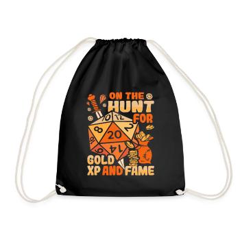 Fantasy Rpg RPG Shirt for RPG Gamers - Drawstring Bag - black - Front