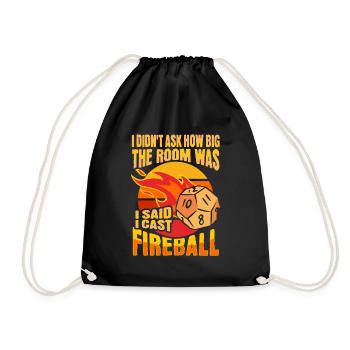 Fantasy Rpg RPG Shirt for RPG Gamers - Drawstring Bag - black - Front