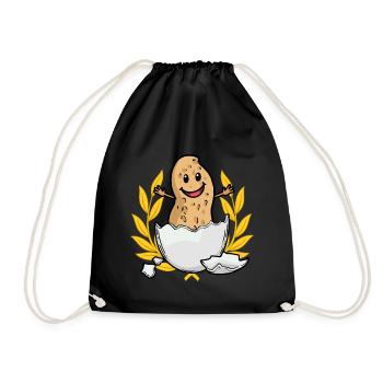 Hourra Cacahuète Naissance Naissance Parents - Sac de sport léger - noir - Devant