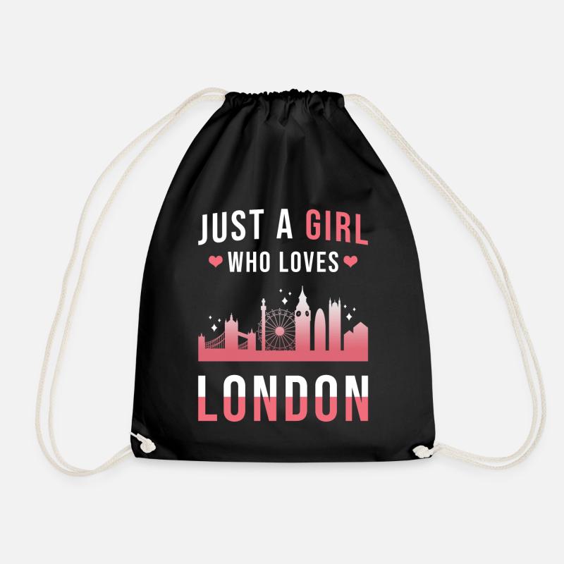 London - Turnbeutel - Schwarz