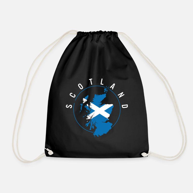 Chemise drapeau ecosse ecosse, cadeau pour écossais, - Sac de sport léger - noir