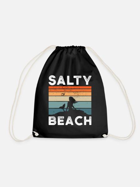 Salty Beach - Turnbeutel - Schwarz