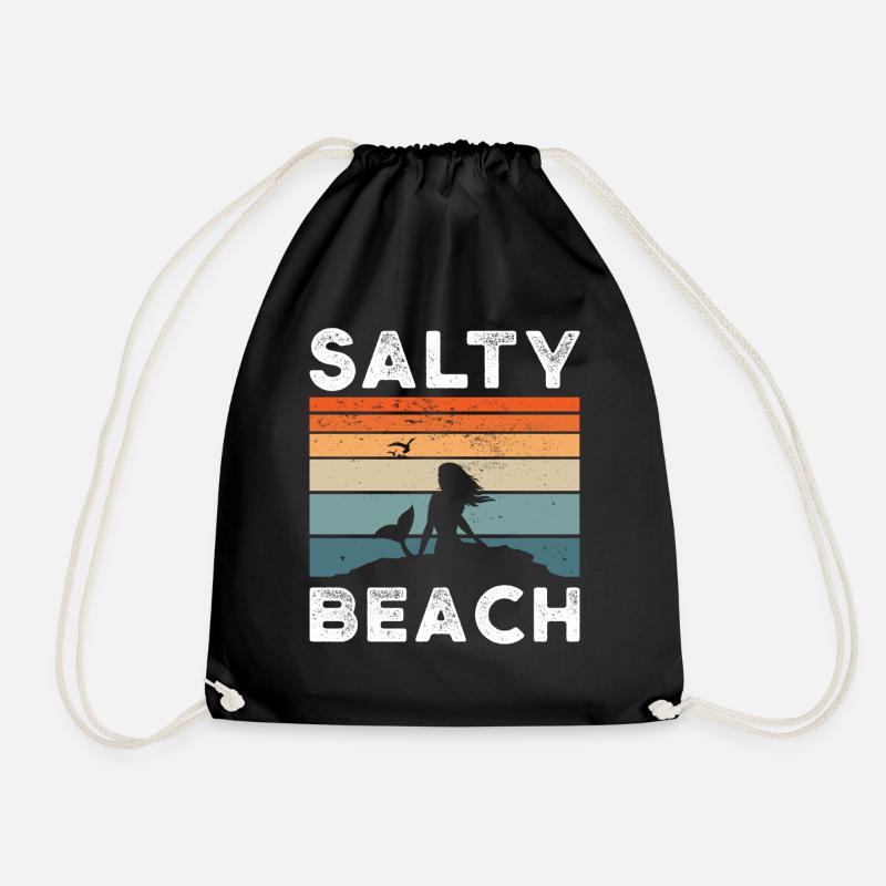 Salty Beach - Turnbeutel - Schwarz