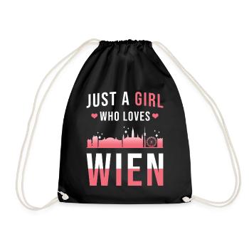 Vienna - Drawstring Bag - black - Front