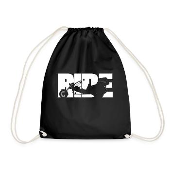 Roulez en trike - Sac de sport léger - noir - Devant