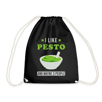 Pesto - Turnbeutel - Schwarz - Vorne