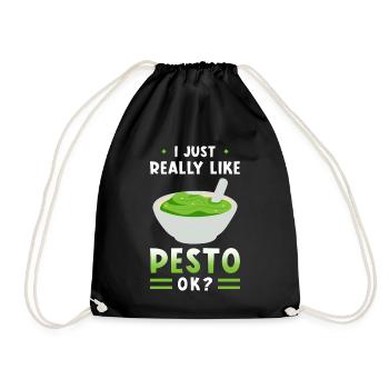 Pesto - Turnbeutel - Schwarz - Vorne