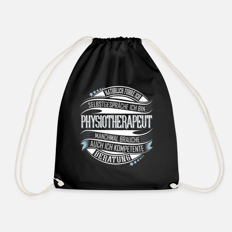Physiotherapeut - Turnbeutel - Schwarz