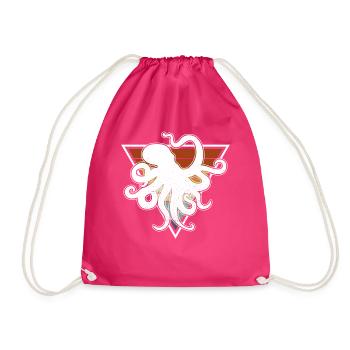 Octopus Octopus Octopus Tentacle - Drawstring Bag - fuchsia - Front