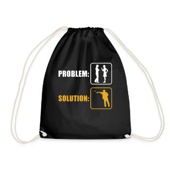 Dard - Sac de sport léger - noir - Devant