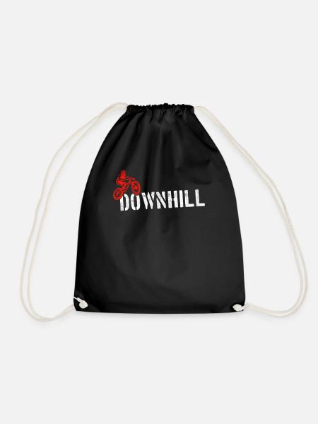 Mountainbike Downhill - Turnbeutel - Schwarz
