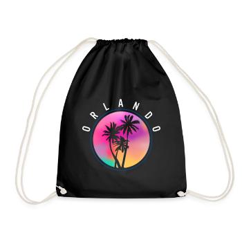 Orlando Florida Shirt, Florida State Geschenk, - Turnbeutel - Schwarz - Vorne
