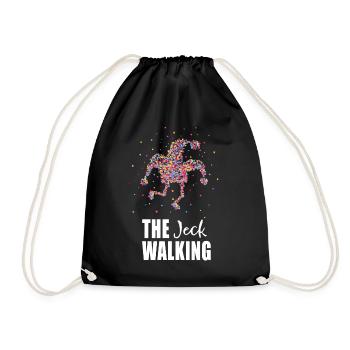 Fool's Cap Carnival Carnival Confetti Gift - Drawstring Bag - black - Front