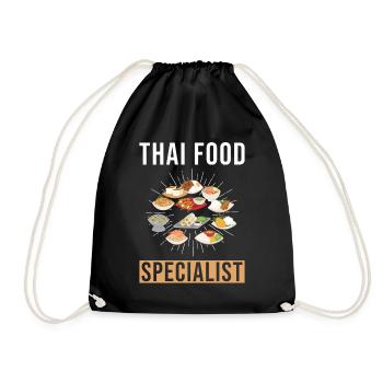 Thai Food Specialist - Drawstring Bag - black - Front