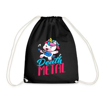 Death metal - Drawstring Bag - black - Front