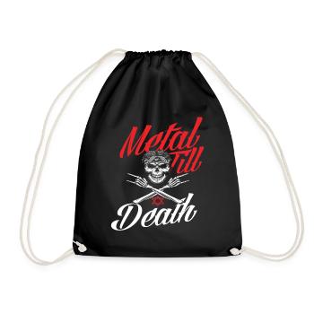 Musique Métal - Sac de sport léger - noir - Devant