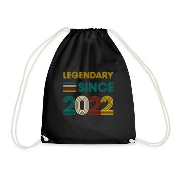 Vintage Légendaire depuis l’anniversaire de 2022 - Sac de sport léger - noir - Devant
