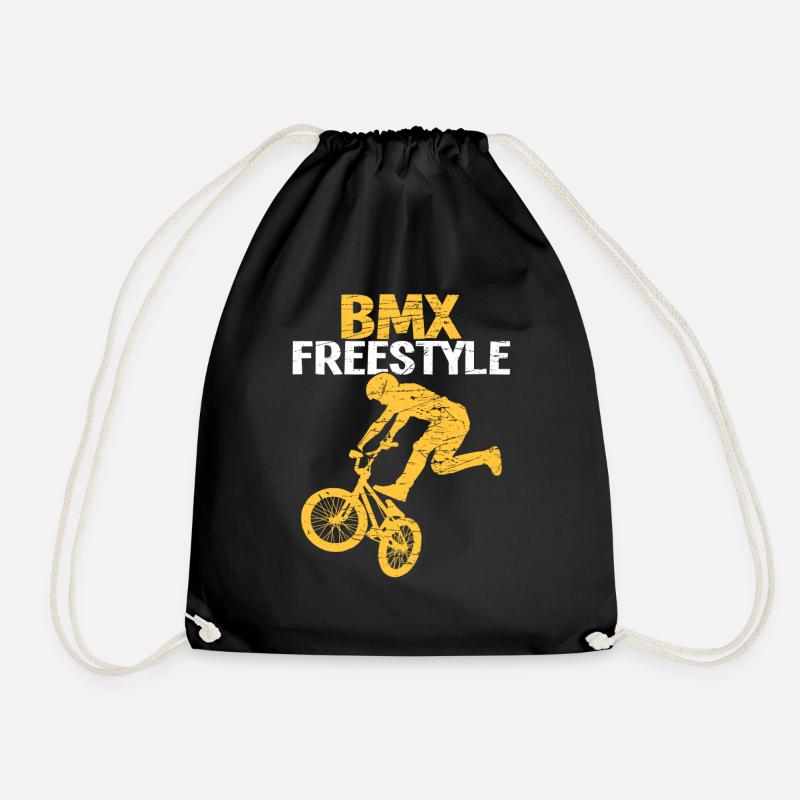 BMX freestyle - Turnbeutel - Schwarz