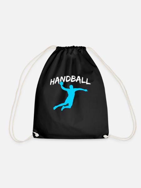 Handball - Turnbeutel - Schwarz