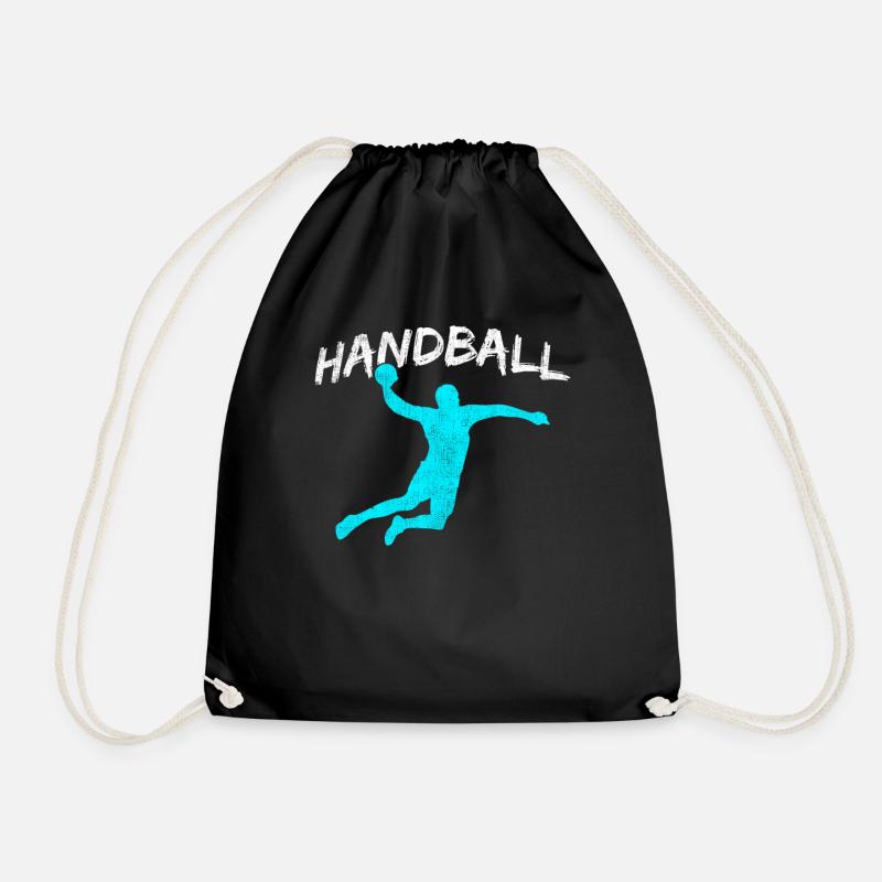 Handball - Turnbeutel - Schwarz