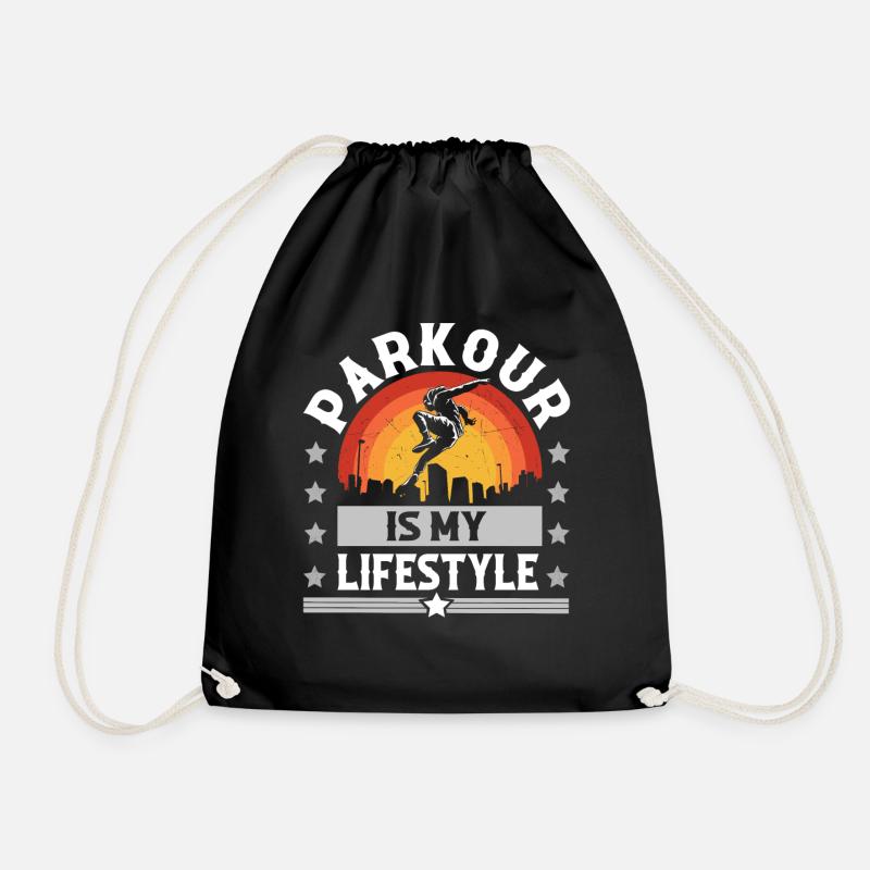 Parkour - Turnbeutel - Schwarz