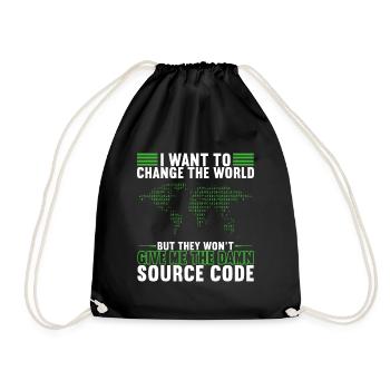 Programmeur Informaticien Programmation - Sac de sport léger - noir - Devant