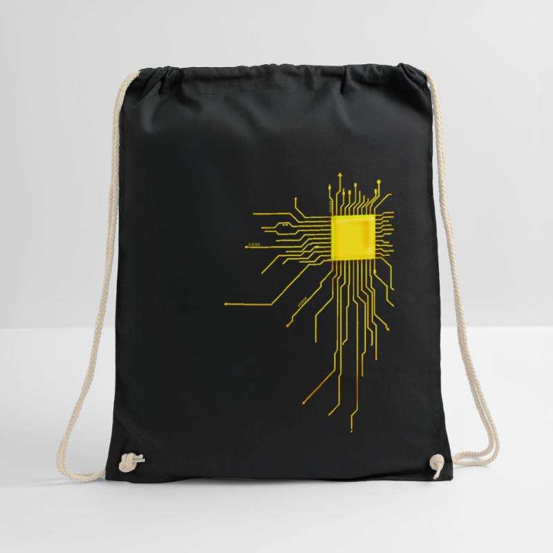 platine Core cpu Computer Nerd Programmer admin Drawstring Bag