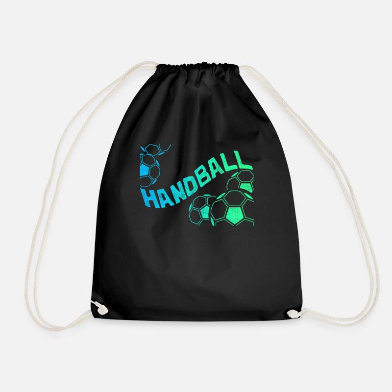 Handball - Turnbeutel - Schwarz