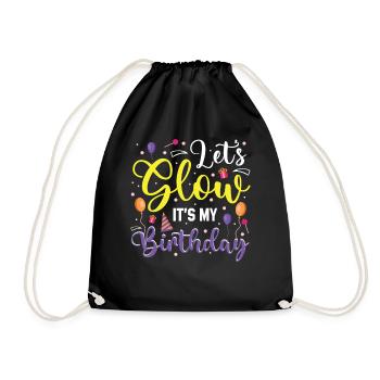 Faisons briller C’est ma fête d’anniversaire drôle - Sac de sport léger - noir - Devant