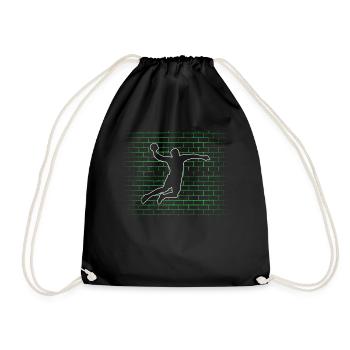 handball - Sac de sport léger - noir - Devant